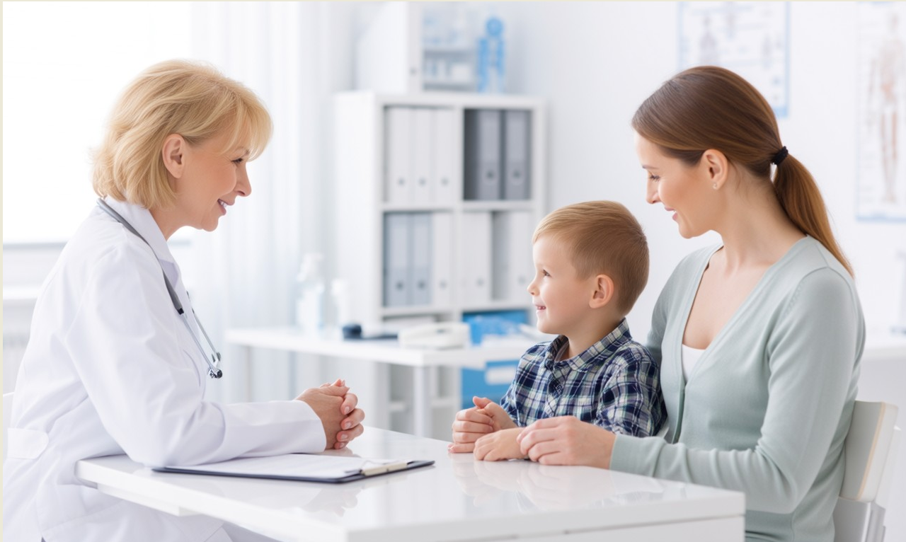   Педиатр — специалист, занимающийся здоровьем и развитием детей с момента их рождения до подросткового возраста